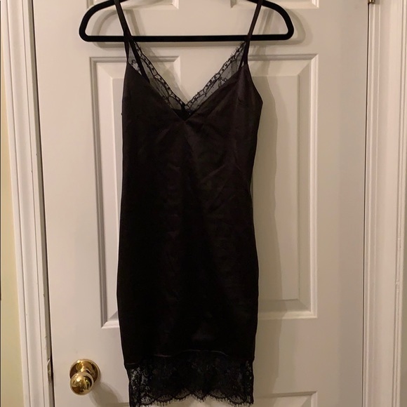 Oh Polly Dresses & Skirts - Oh Polly Black satin dress